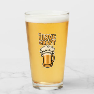 Copo De Pint Eu Amo Cerveja Artesanato