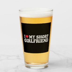 Copo De Pint Eu Amo Meu Casal de Namorada Baixa Dia dos Namorad