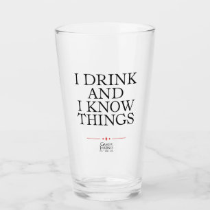 Copo De Pint Eu bebo e sei coisas