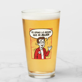Copo De Pint Eu concordo