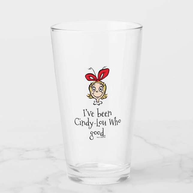 Copo De Pint Eu fui Cindy-Lou que é bom (Frente)