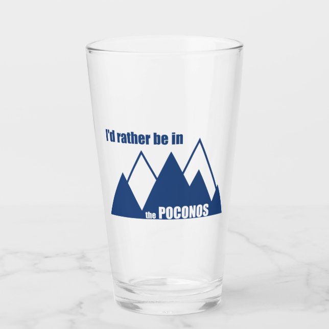 Copo De Pint Eu Preferencialmente Na Montanha Poconos (Frente)