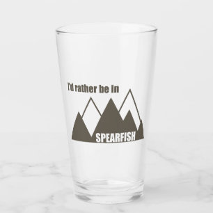 Copo De Pint Eu Preferiria Estar Em Spearfish Dakota do Sul Mon