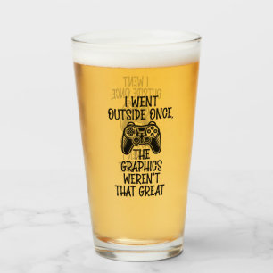Copo De Pint Eu Saí Lá Fora - Gamer Divertido