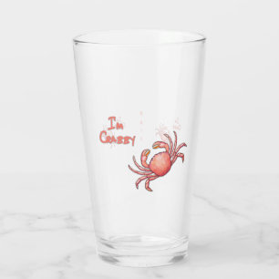 Copo De Pint Eu sou Crabby com crustáceo conhecido