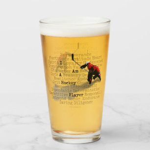 Copo De Pint Eu sou um jogador de hóquei