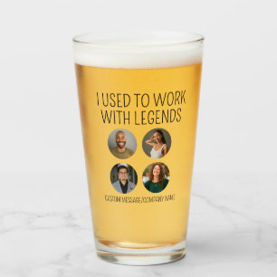 Copo De Pint Eu Trabalhava Com Legendas 4 Beer Fotográfica Cola