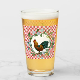Copo De Pint Eucalyptus Wreath & Rooster Farmhouse