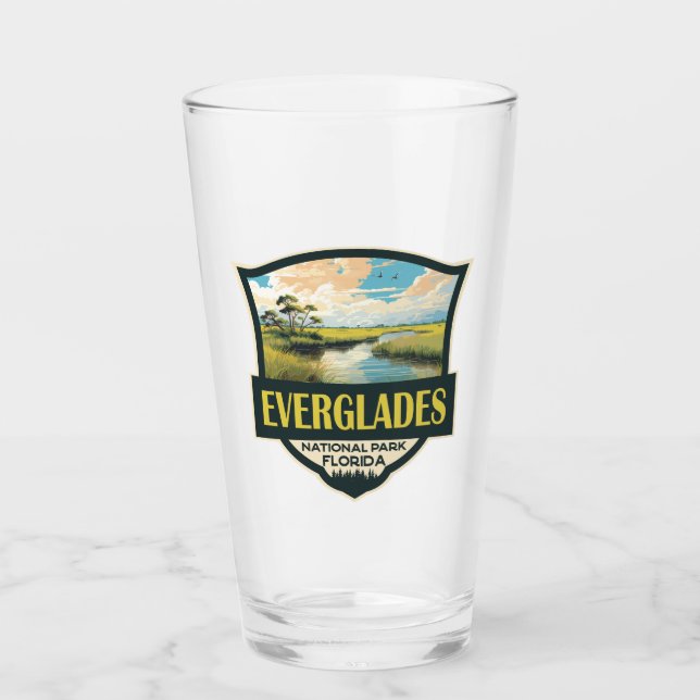 Copo De Pint Everglades National Park Illustration Viagem Art (Frente)