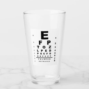 Copo De Pint Exame do Gráfico de Teste de Olhos