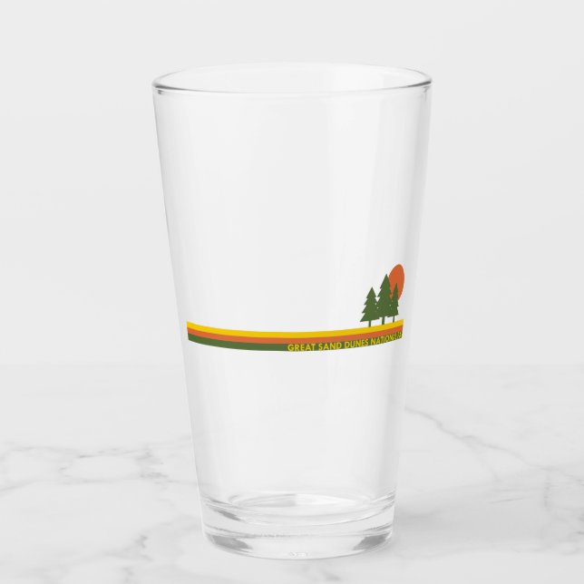 Copo De Pint Excelente Sand Dunes National Park Pine Trees Sun (Frente)