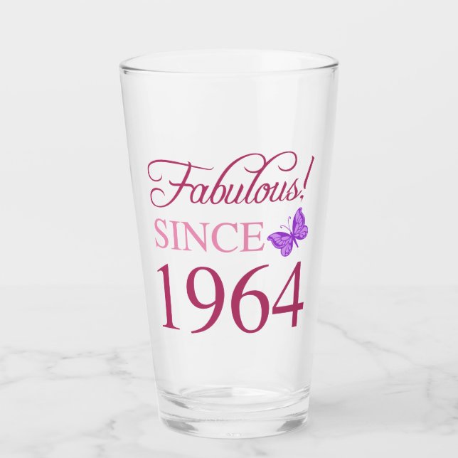 Copo De Pint Fabuloso desde 1964 60º aniversário (Frente)