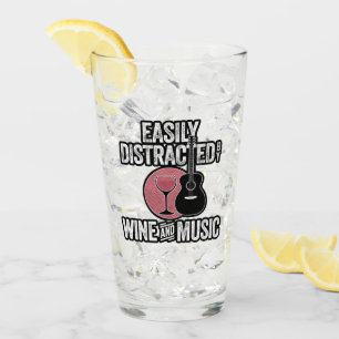 Copo De Pint Fácil distração por vinho e música