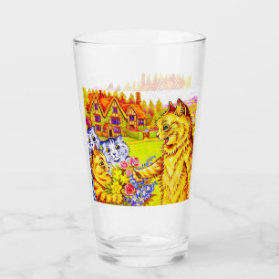 Copo De Pint Família Cat no Jardim