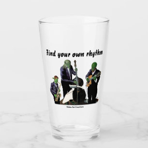 Copo De Pint Fantasy Jazz Musicians Music Art Bebendo Glass