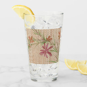 Copo De Pint Faux Bamboo Mat Original Art Glass