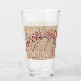 Copo De Pint Faux Bamboo Original Art Glass Tumbler
