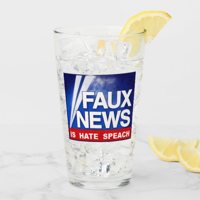 Copo De Pint Faux News (Gelo traseiro)