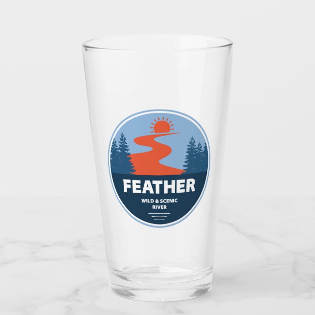 Copo De Pint Feather Wild E Scenic River (Frente)