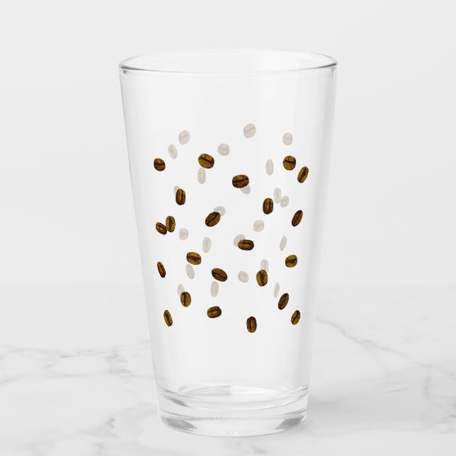 Copo De Pint Feijões de café (Frente)