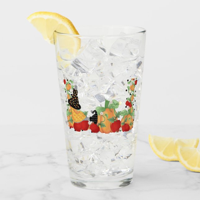 Copo De Pint Feiticeira de abóbora (Gelo frontal)