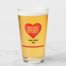 Copo De Pint Felicidade dupla personalizável