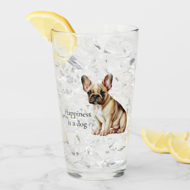 Copo De Pint Felicidade é um Cão (Gelo frontal)