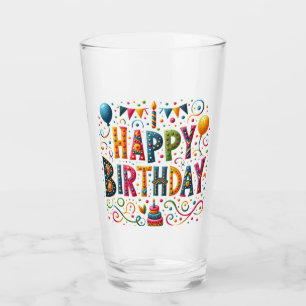 Copo De Pint Feliz Aniversário
