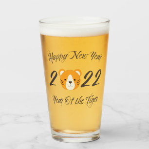 Copo De Pint Feliz ano novo 2022 Ano do Tigre