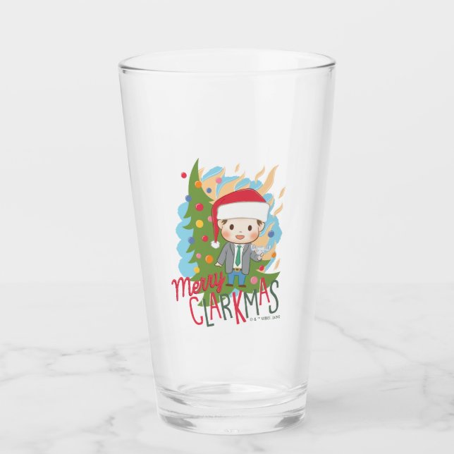 Copo De Pint Feliz de Natal Clarkmas (Frente)