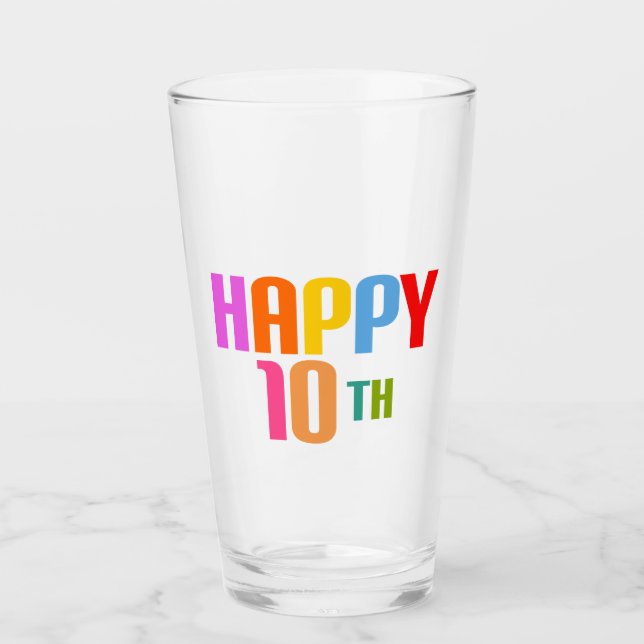Copo De Pint Feliz dia 10 (Frente)