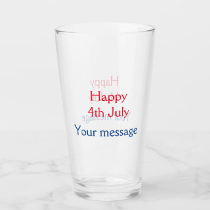 Copo De Pint Feliz dia 4 de julho da independência adicione o n