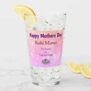 Copo De Pint Feliz dia de as mães Reiki Mama design