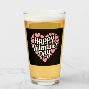 Copo De Pint Feliz Dia dos Namorados Divertido Coração Amor Dia