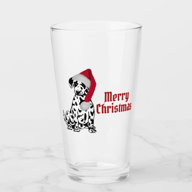 Copo De Pint Feliz Natal Dalmaciano (Frente)