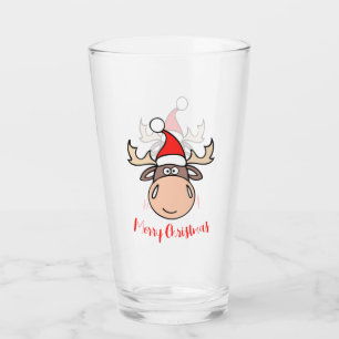Copo De Pint Feliz Natal Moose