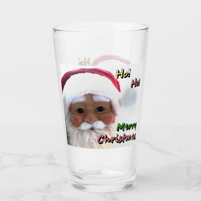 Copo De Pint Feliz Natal Santa Clause (Frente)