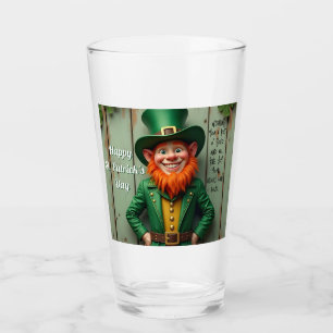 Copo De Pint Feliz Rua do Dia do Patrick Leprechaun