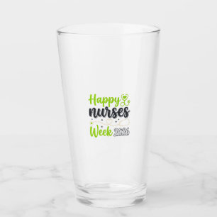 Copo De Pint Feliz Semana das Enfermeiras 2026 Design de Esteto