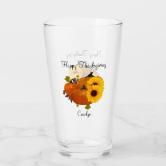 Copo De Pint Felizes Tumblers e Óculos do Janto de Ação de Graç