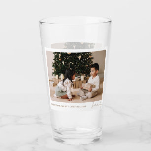 Copo De Pint Feriado de Fotografia da Família de Script Mínimo 