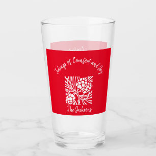 Copo De Pint FEST Red e White Holiday