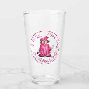 Copo De Pint Festa de Formandos de Menina Rosa parabéns