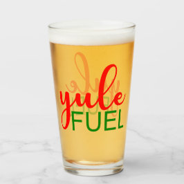 Copo De Pint Festa de Natal Engraçado com Combustível Yule