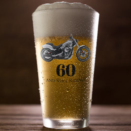Copo De Pint Festa Legal do Tema de Moto do Sexto Aniversário