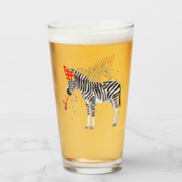 Copo De Pint Festas de zebra - Animais com festa