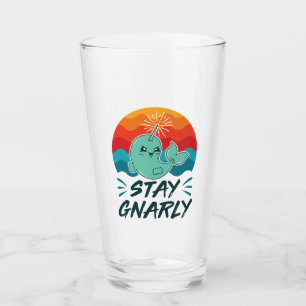 Copo De Pint Fica Gnarly Cute Narwhals Lover