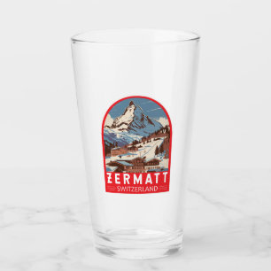 Copo De Pint Figura de Viagem de arte da ilustração da Suiça de