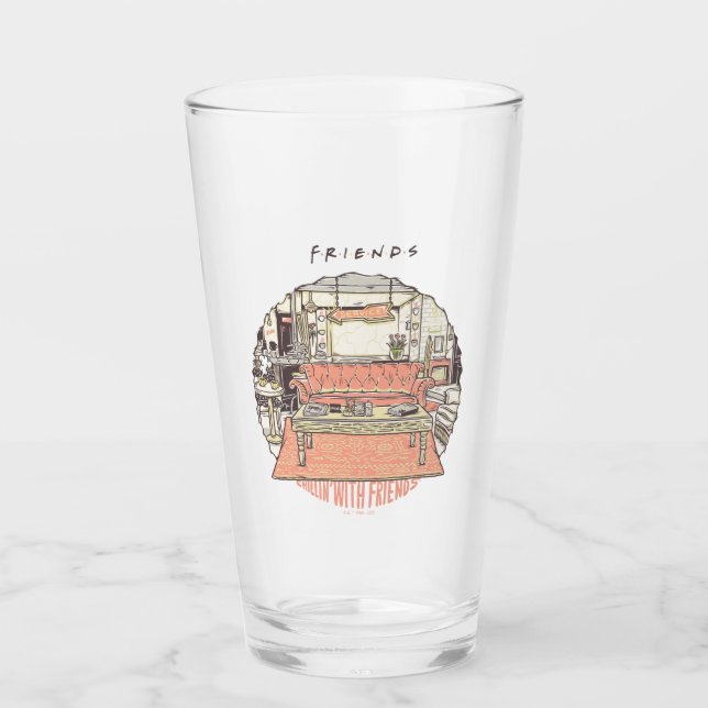 Copo De Pint Filmando com Cartoon FRIENDS™ (Frente)