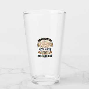 Copo De Pint Filmes de Terror Pizza Cerveja Divertido Halloween